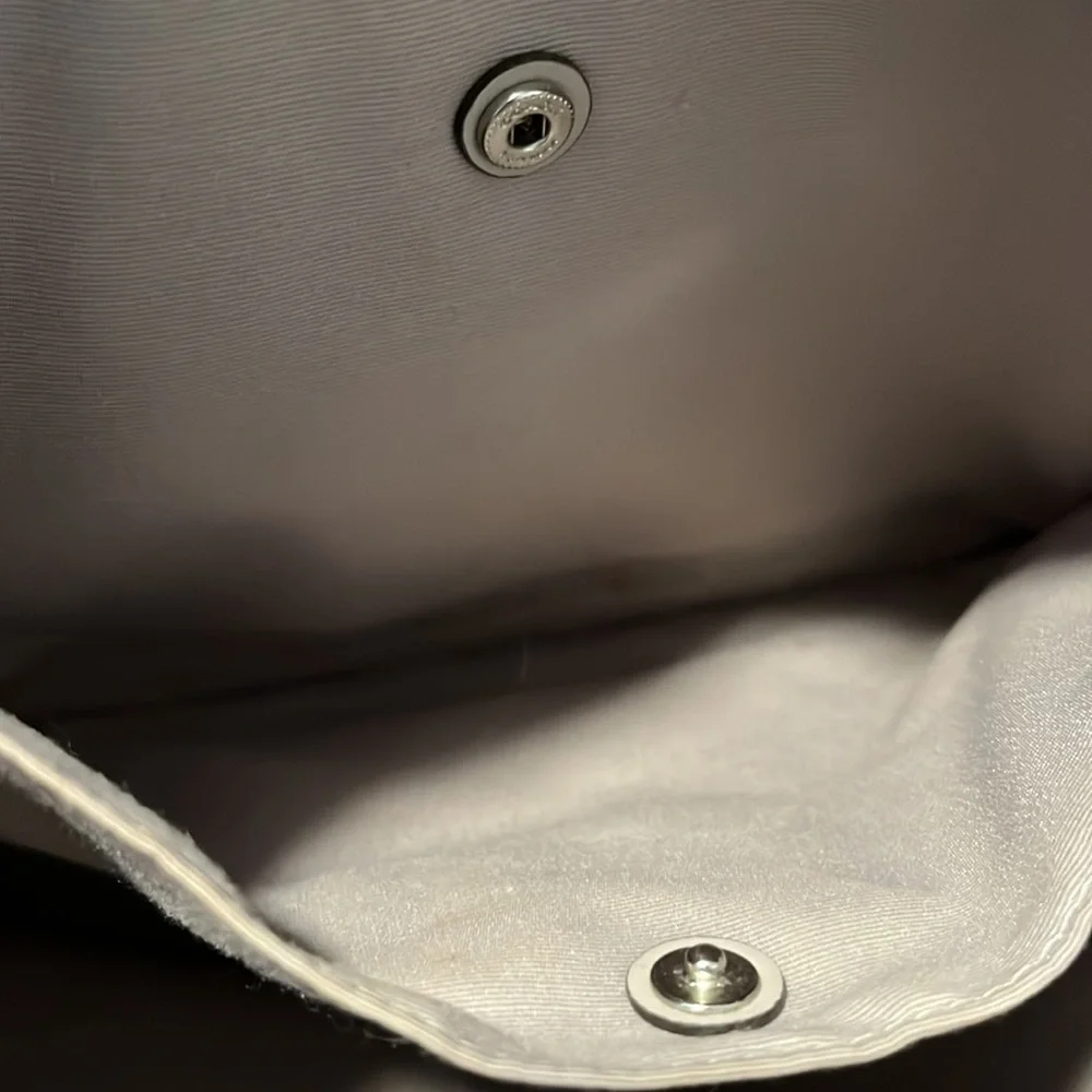 Coach Light Gray Pebbled Leather Crossbody‎ Bag